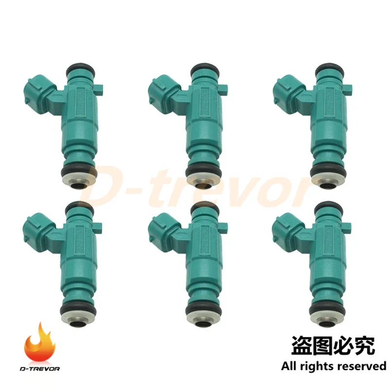 6Pcs OEM 35310-23630 Fuel Injector For Hyundai Elantra Santa Tucson Kia Optima 3531023630