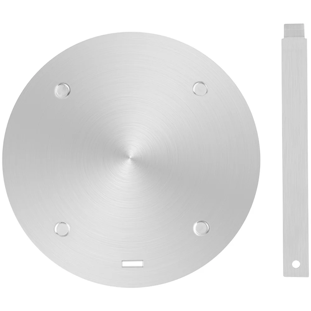 For Moka Pots Heat Diffuser Plate Silver Stainless Steel Construction Three-layer Design Aluminum Middle Layer