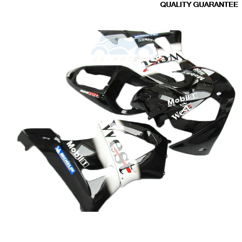 

Plastic Injection Motorcycle Fairing Kits For Honda CBR900RR CBR929RR 2000 2001 White Black Set CBR 929 RR 00 01 RM43