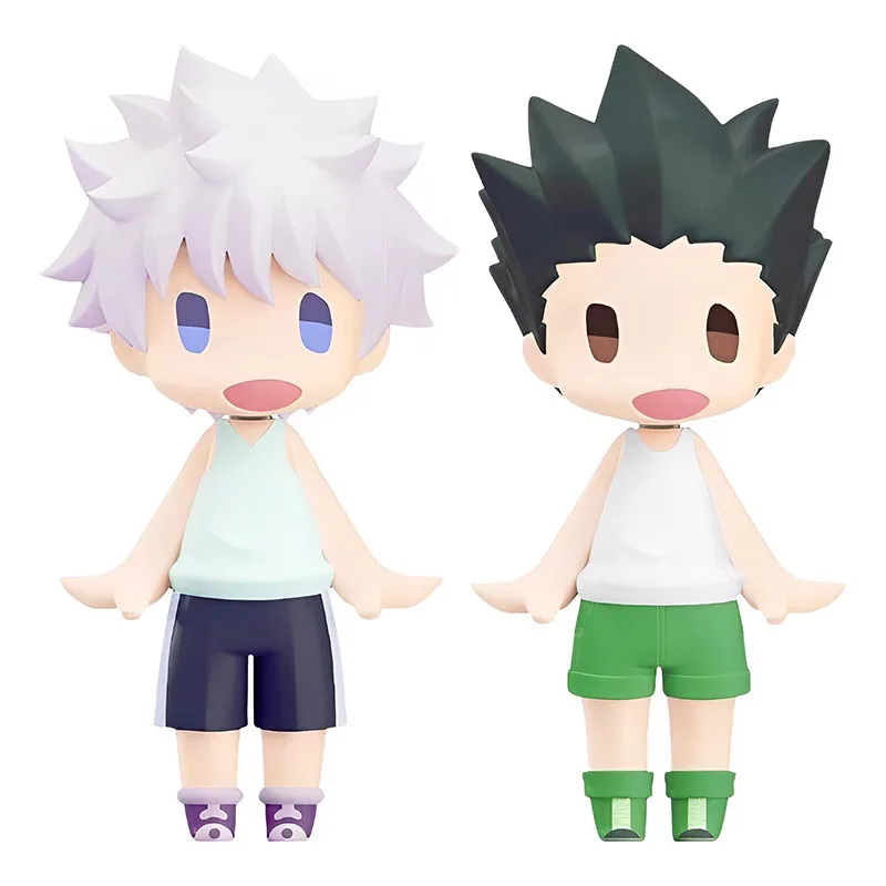 

10CM Anime Gon Freecss Figure Killua Zoldyck Standing Model Toy Doll Aciton Figure PVC Desktop Ornament Gift