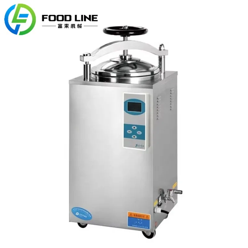 

Vertical Steam Sterilizer Semi Automatic Pressure Equipment for Food Packaging Industry