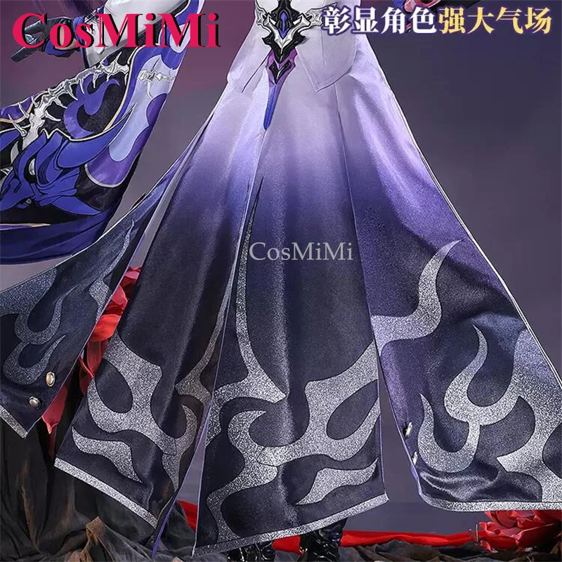 CosMiMi Hot Game Honkai: Star Rail Acheron Cosplay Costume Elegant Gorgeous Combat Uniforms Carnival Party Role Play Clothing