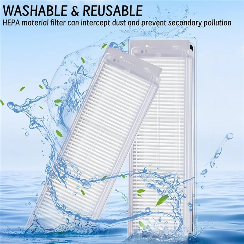 YCOC-piezas de repuesto para Robot aspirador xiaomi X20 + / X10 + / X10 PLUS Cepillo Lateral principal filtro Hepa paño de mopa bolsas de polvo