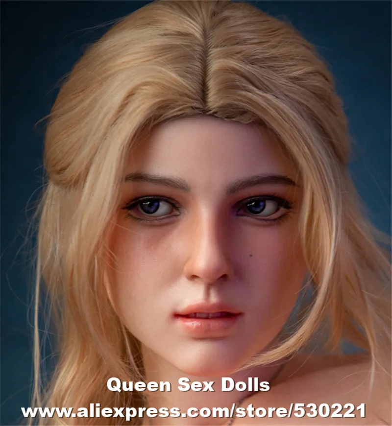 Irontech Top Quality Platinum Real Silicone Head With ROS Mouth For Lifelike Sex Doll Adult Oral Sexy Toy