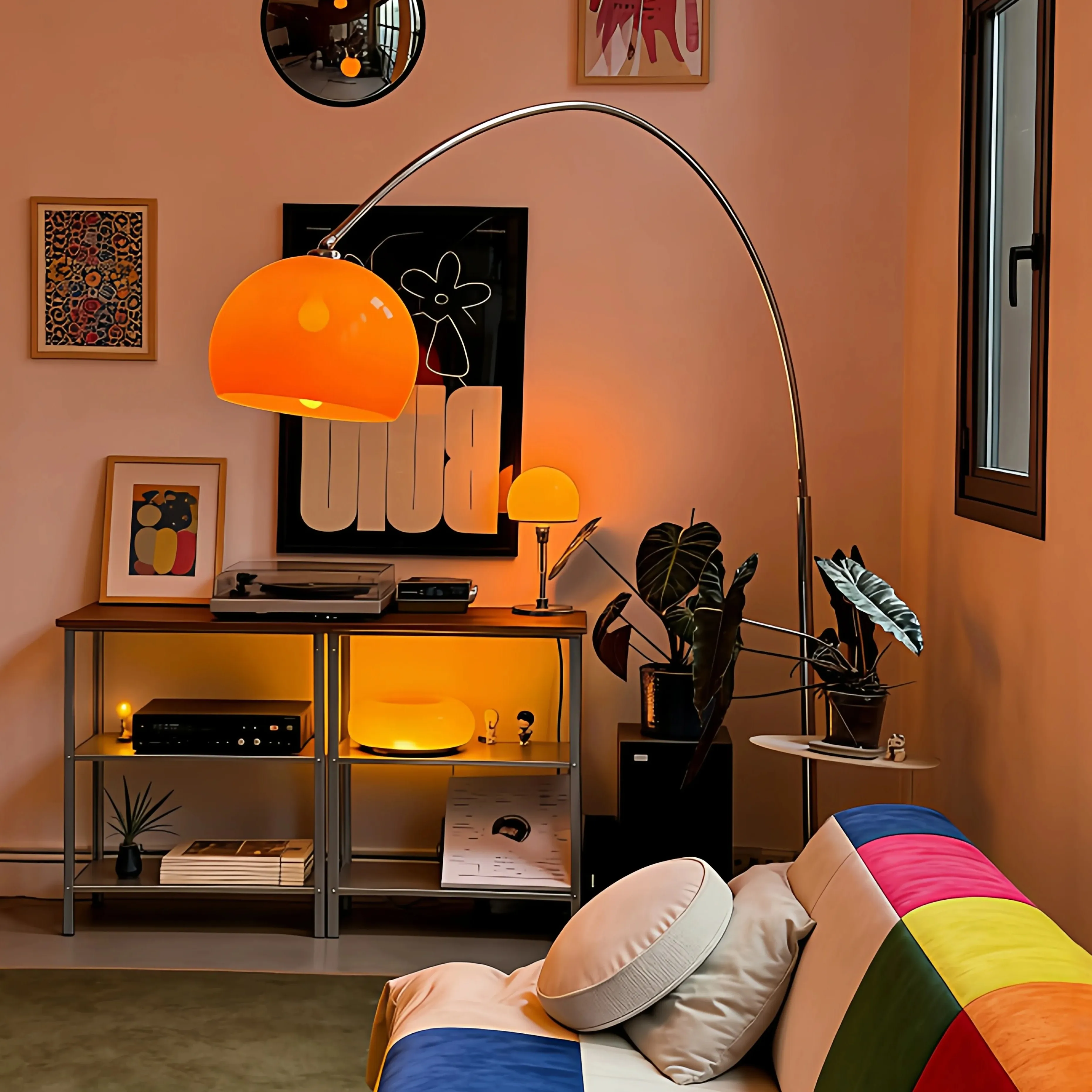 Lampada da terra in stile medi - Floor Lamp Arched recensione e prezzo