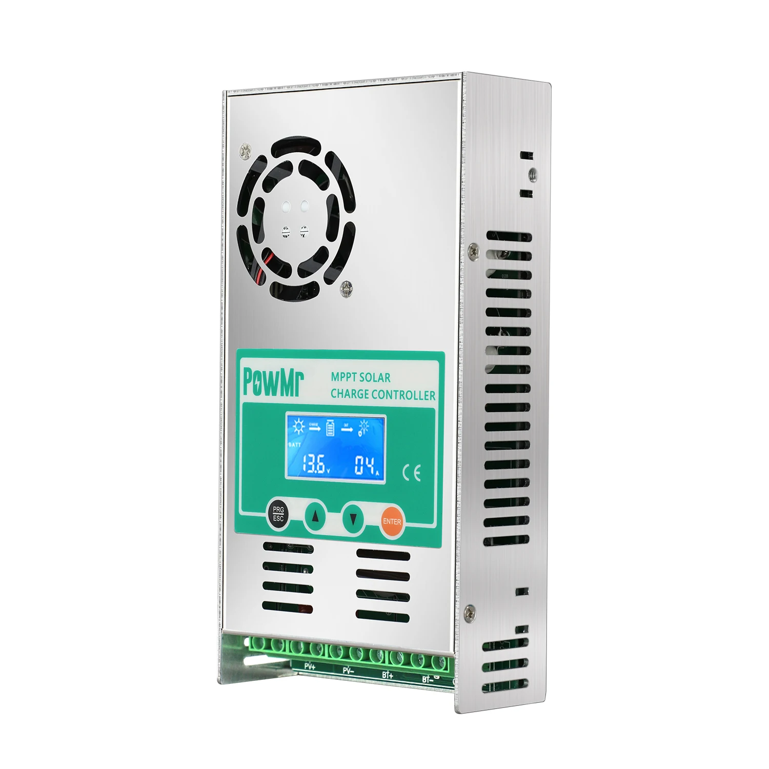 PowMr US in Stock MPPT Charge Controller 60amp 12V 24V 48V Built in DSP Solar Charge Controller