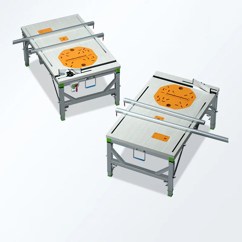 

Multifunctional Woodworking Workbench Small Saw Table Portable Folding Saw Table Decoration DIY Folding Workbench 80*120cm