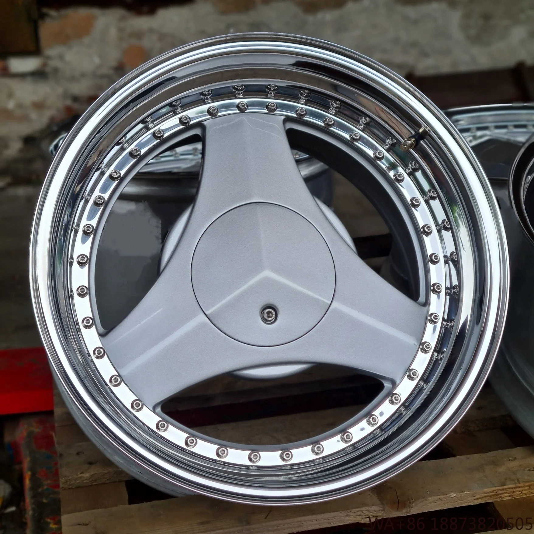 

Кованое колесо Bku 5X112 для Mercedes Benz R129 W124 E500 W126 E500 E60 W140 18, 19 дюймов, легкосплавные диски с тремя спицами, автомобильное колесо