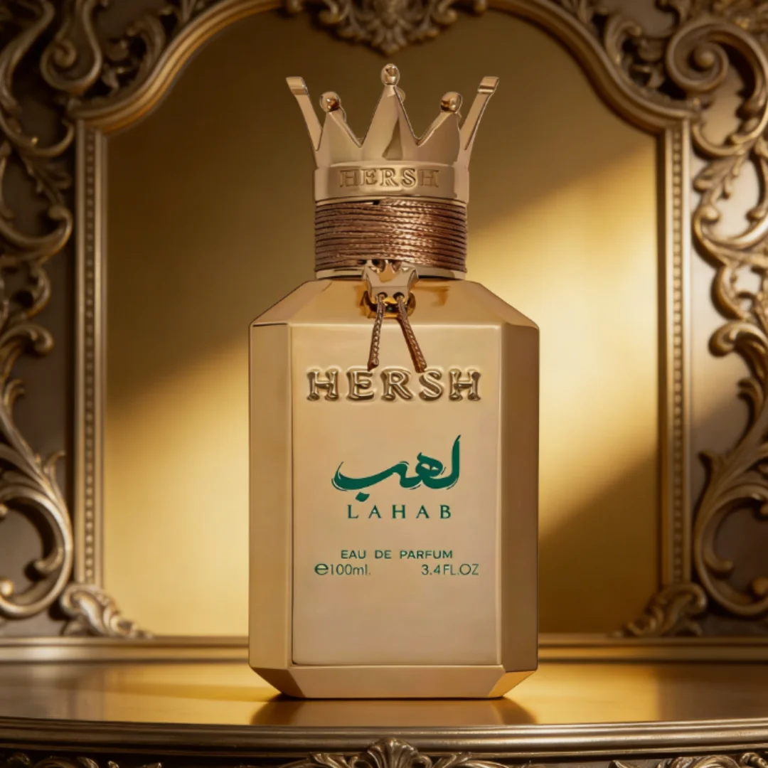 Radiate charm constantly Hersh Lahab Perfume Oud 3.4oz/100ml EDP Spray, Long Lasting Cologne Luxury Gold Crown Perfume Ideal Holiday Gift Ideal for every event & occasion - view 5