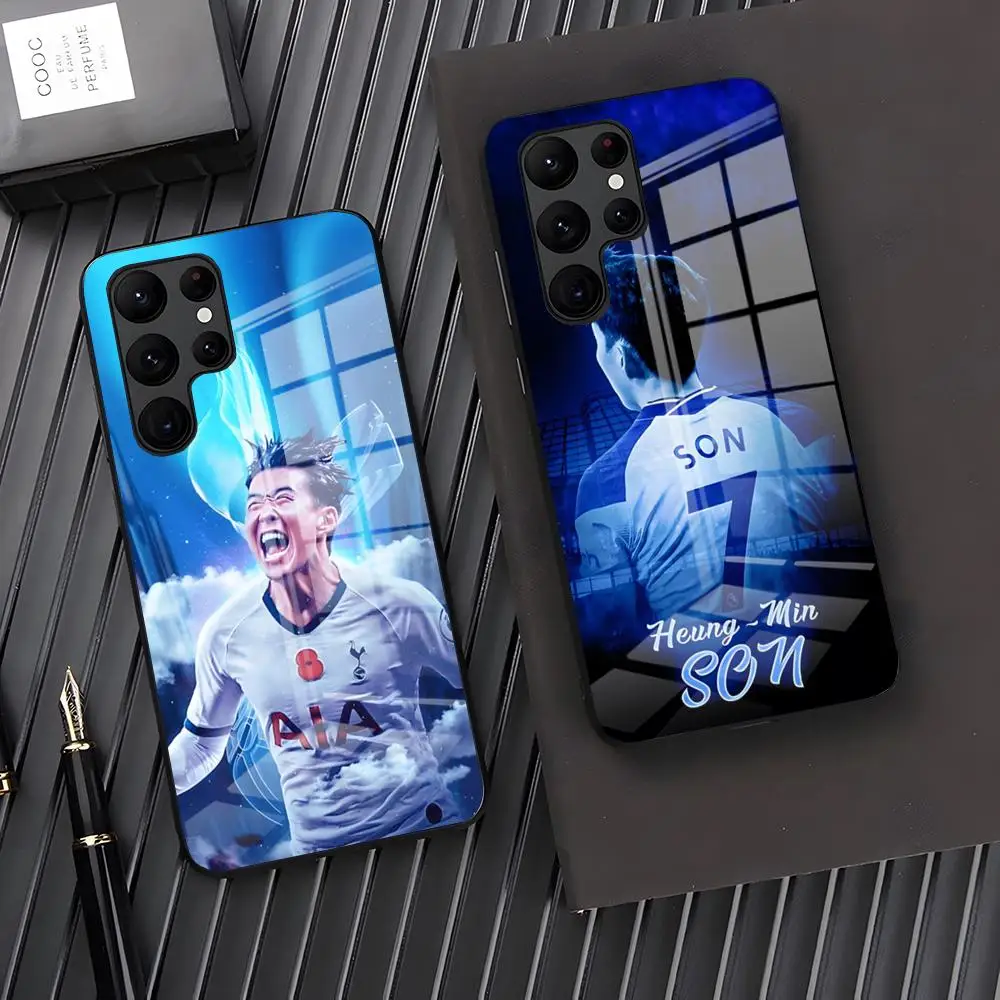 Son Heung-min Phone Case For Samsung A52 A71 A21 A54 A20 A12 Galaxy A34 A14 A32 M14 Glass Cover