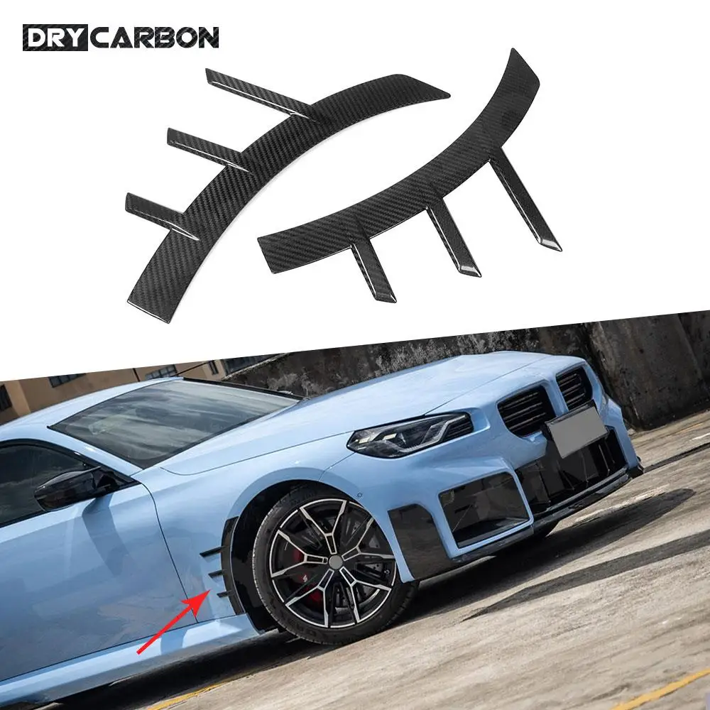 

For BMW 2 Series M2 G87 2023+ Front Bumper Air Vent Trim Spoiler Canards Splitters Wheel Side Fender Body Kits Accessories