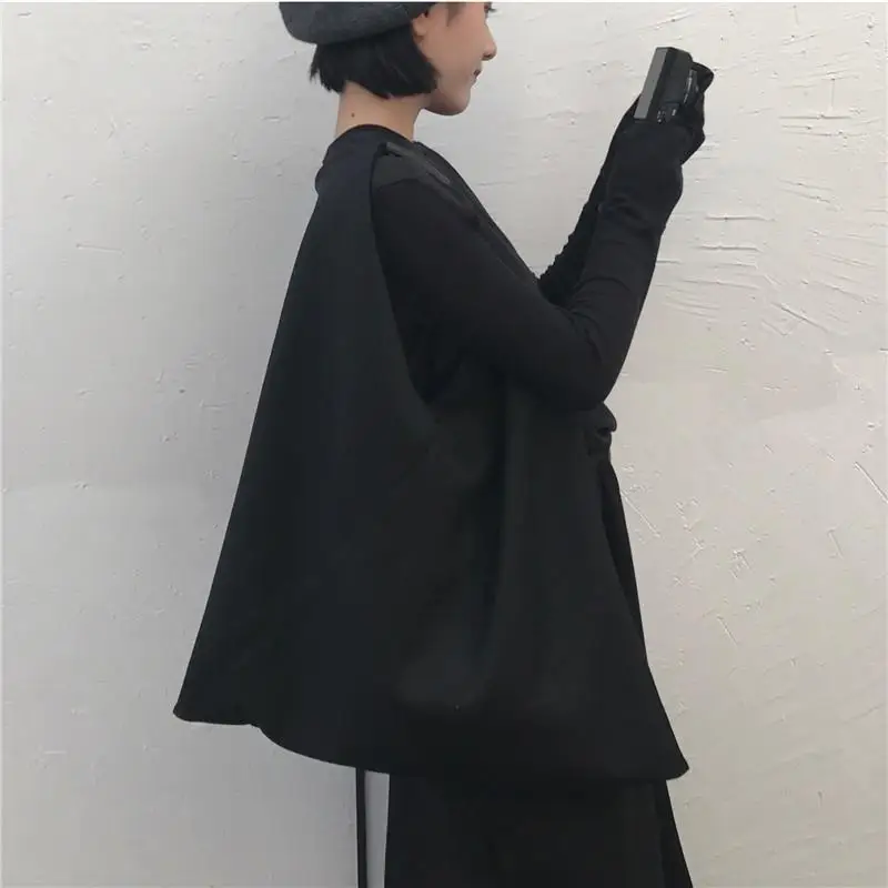 النسخة الكورية حقيبة كتف سعة كبيرة بلون الربط حقيبة قماش قنب عادية كسول وأزياء المرأة حقيبة كتف حقيبة قماش قنب