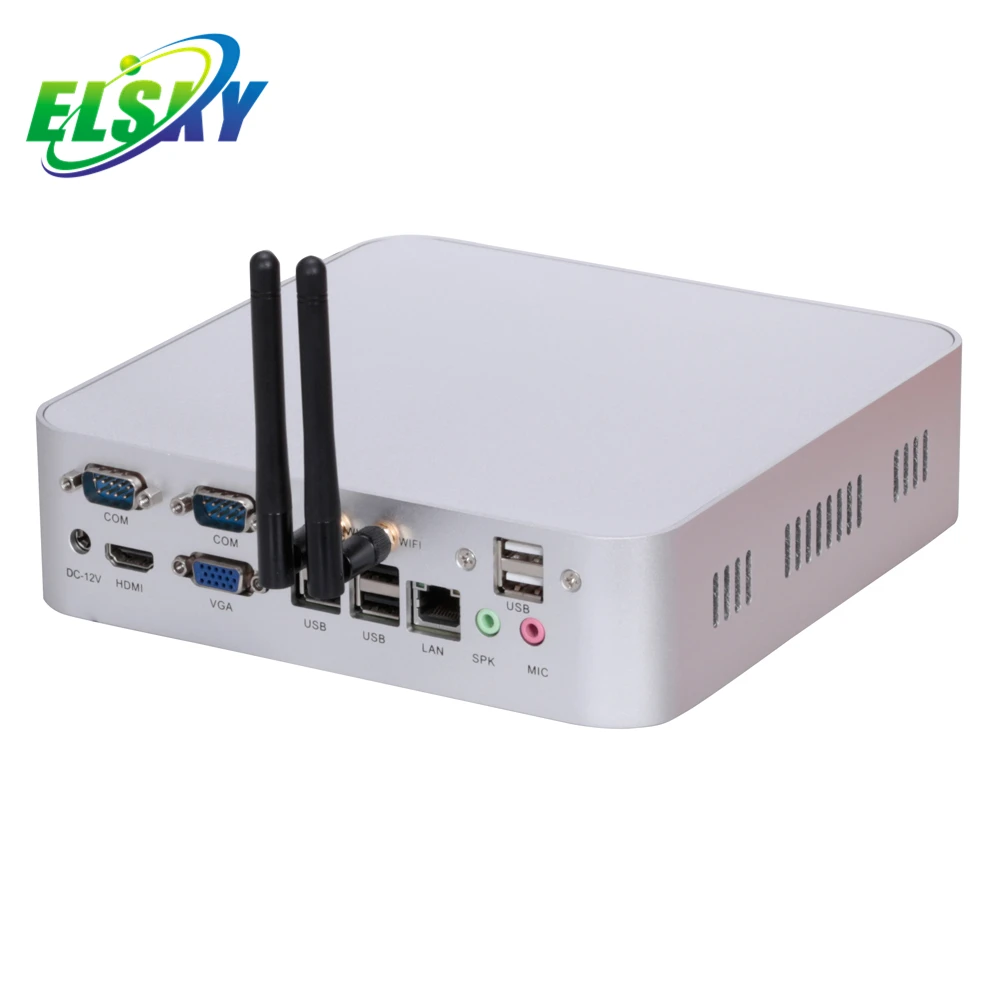 Factory Mini Pc with Serial Port RS232 RS485 for Core I7-7500U 1151 630 Graphics DDR3 16GB/32GB/64GB  4G LTE WIFI HDMI VGA 4K