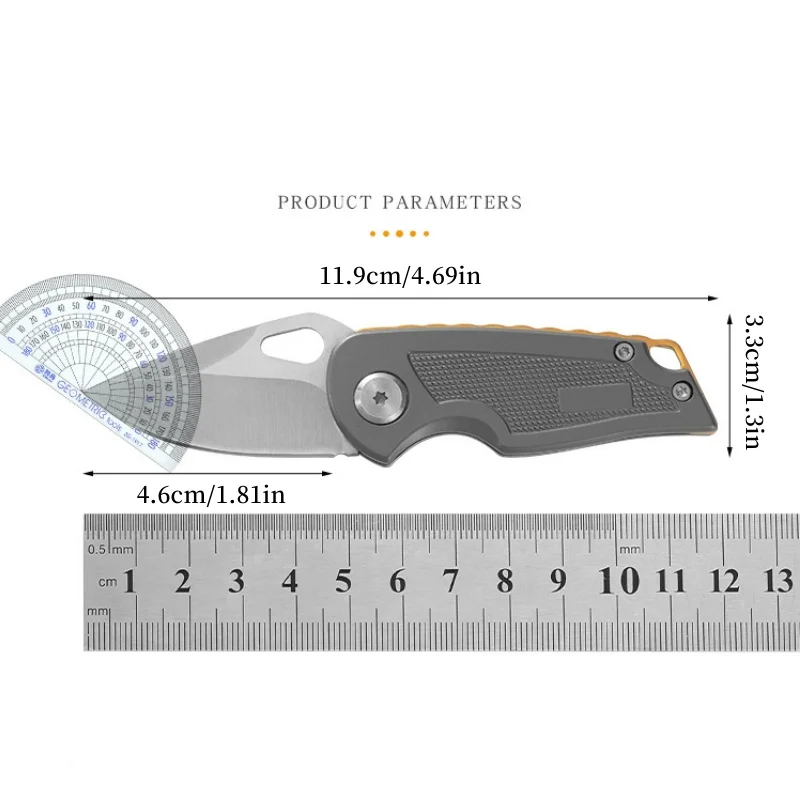 Mini Outdoor Folding Knife Steel Small Knife Outdoor Folding Knife Mini Knife Multi functional Portable Small Knife