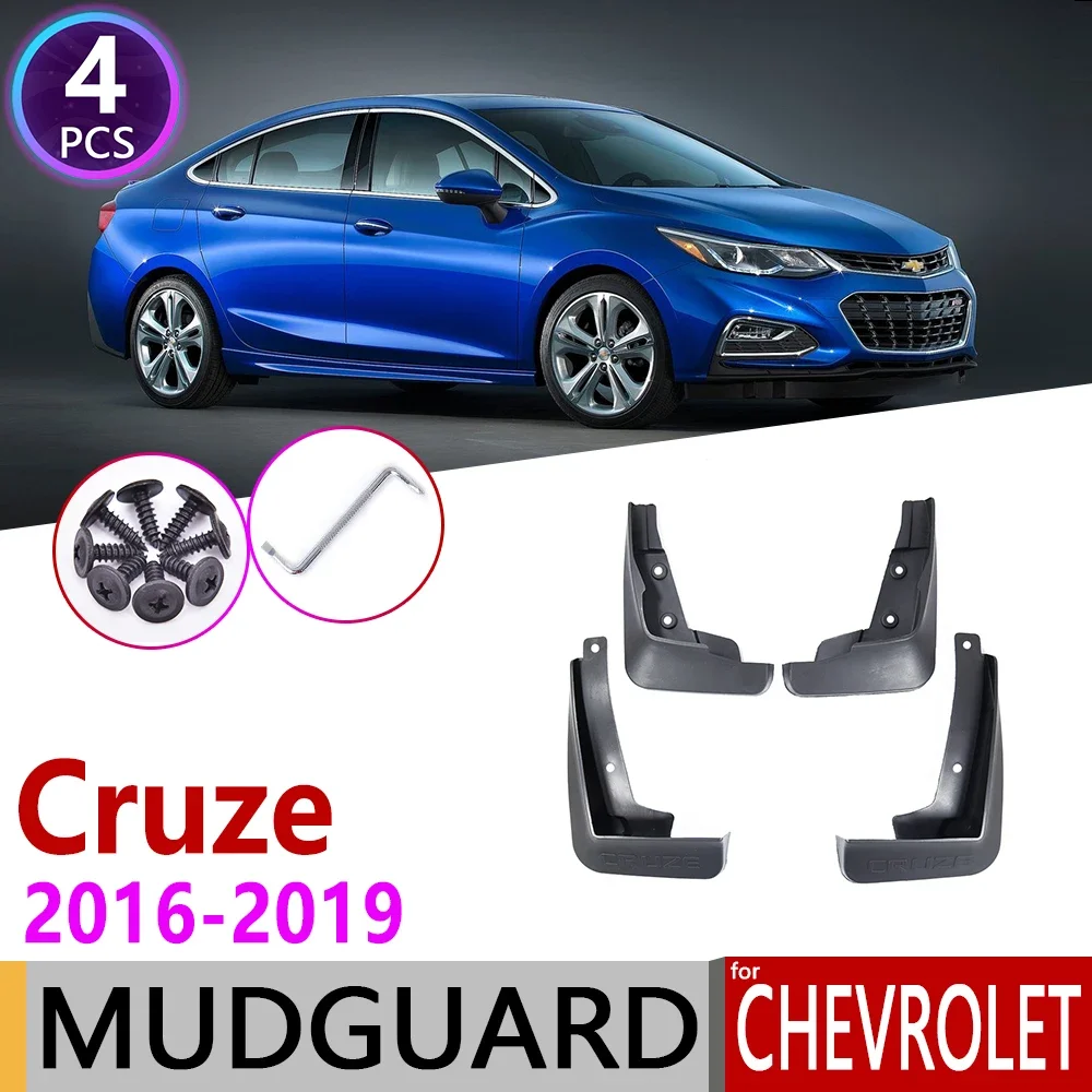 Front Rear Car Mudflap for Chevrolet Cruze Sedan 2016 2017 2018 2019 Fender Mud Flaps Guard Splash Flap Mudguards Accessories