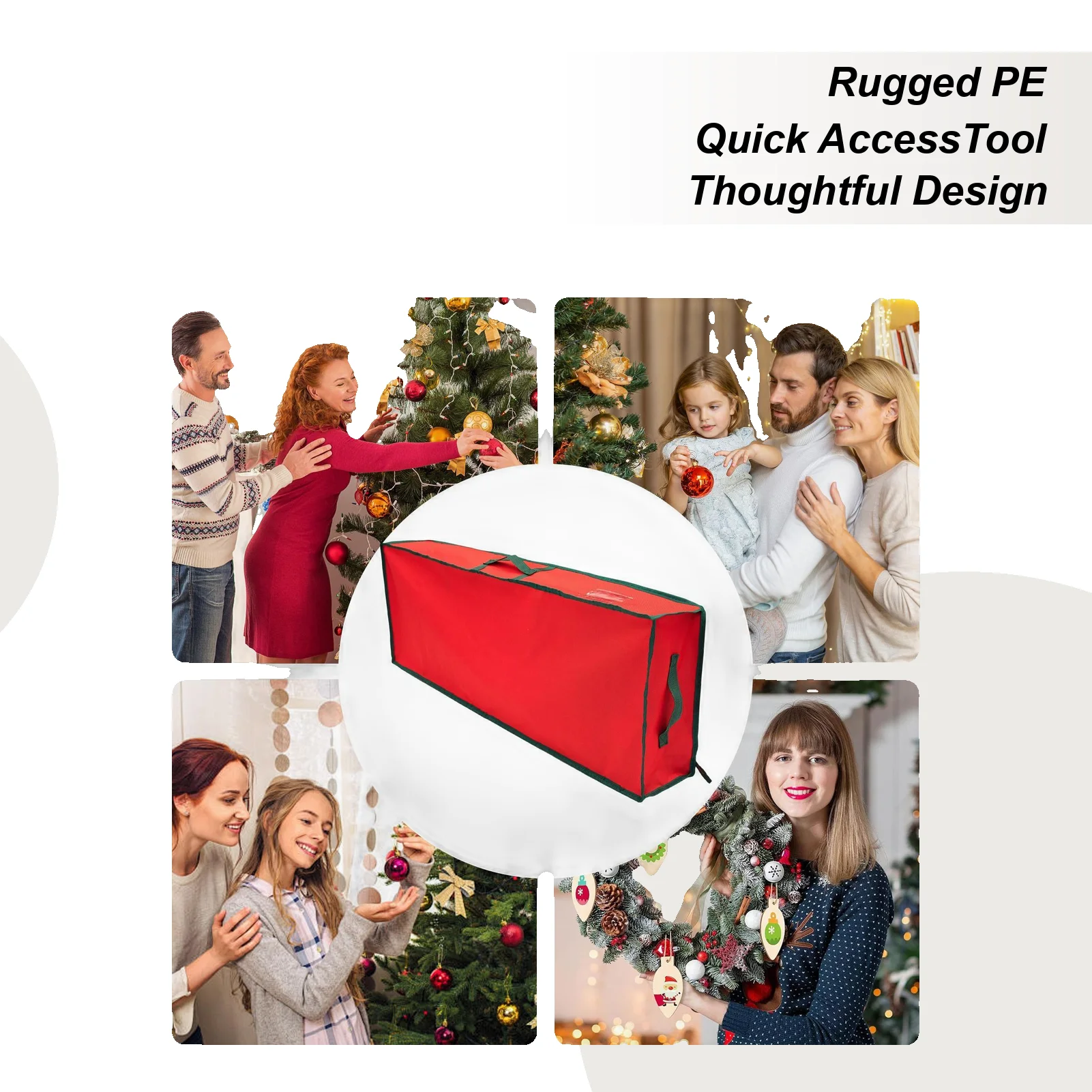 

Органайзер для упаковочной бумаги, большие сумки с ручками, сумка для хранения упаковочной бумаги с внутренними карманами для дома, под кровать