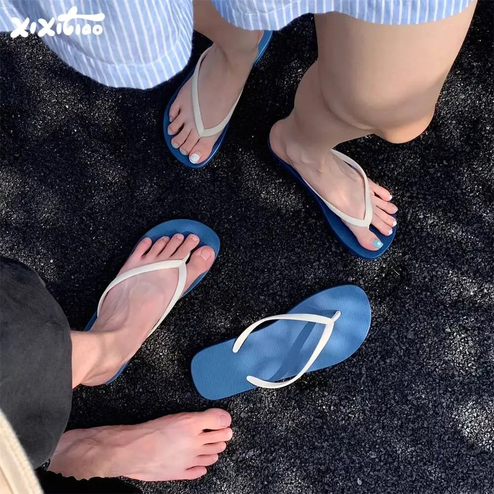 

2026 New Men Women Flip Flops Thong Sandals Lightweight Non Slip Soft Sole Casual Beach Slippers for Summer Outdoor