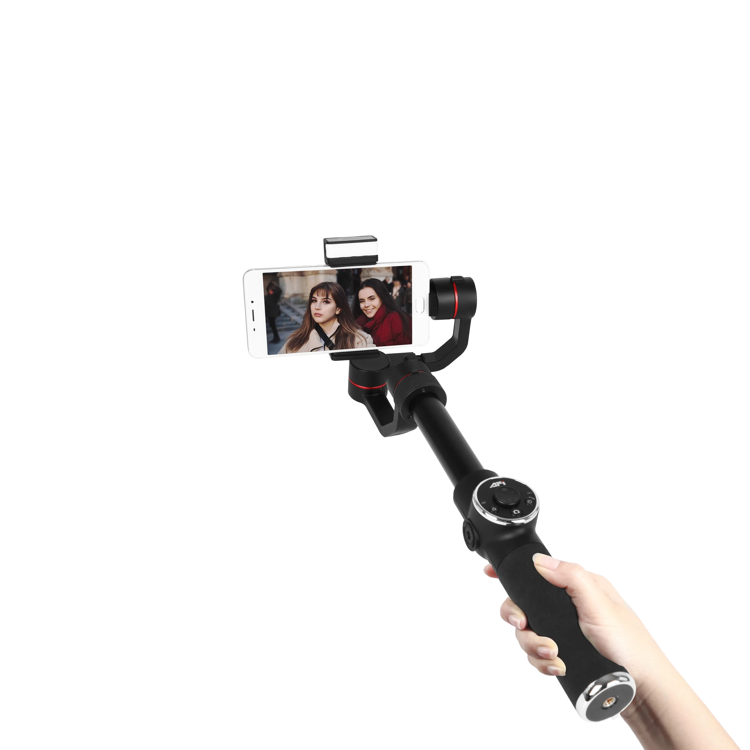 AI Face Tracking V5 Gimbal Stabilizer Phone  360 Degree Fill Light Selfie Stick 3 Axis Gimbal Stabilizer Sports