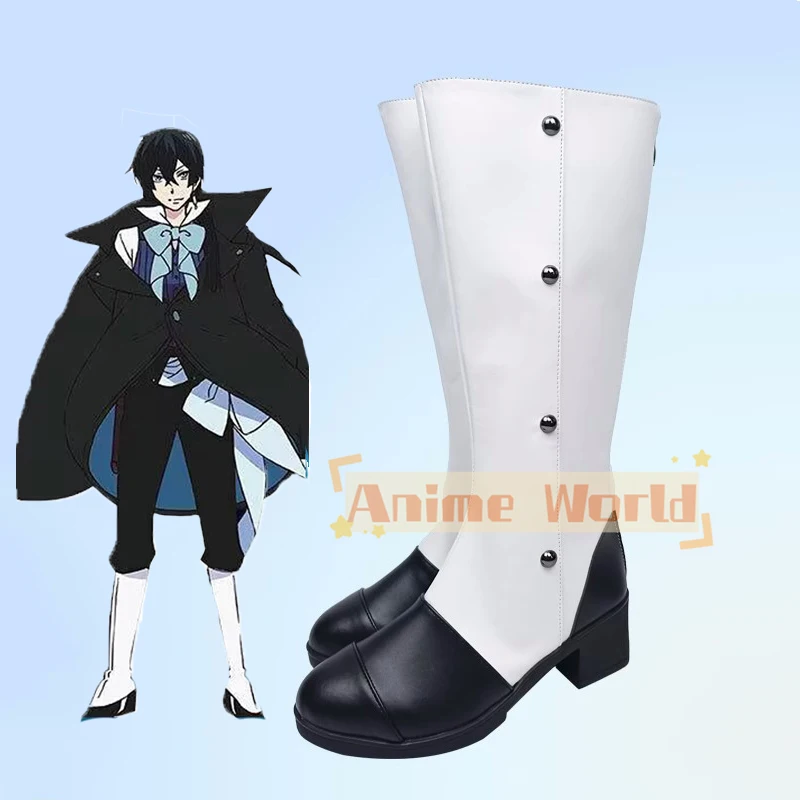 

The Case Study of Vanitas Vanitas Vanitas no Carte Cosplay Boots Shoes Custom Size Halloween Party Costumes Props Women and Men