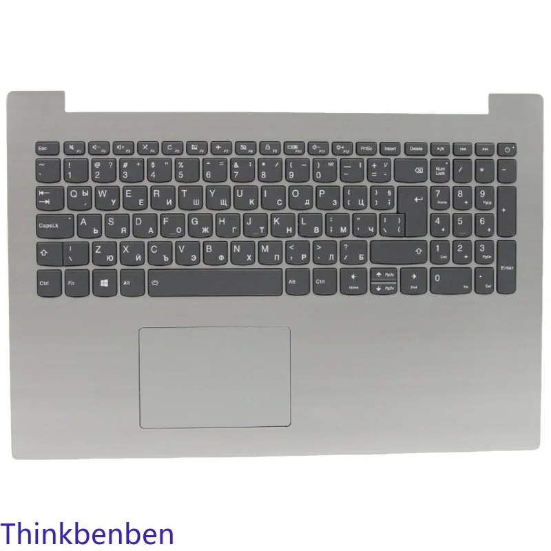 

BG Bulgaria Backlit Keyboard Platinum Grey Upper Case Palmrest Shell Cover For Lenovo Ideapad 330 15 ICH Laptop 5CB0R46878