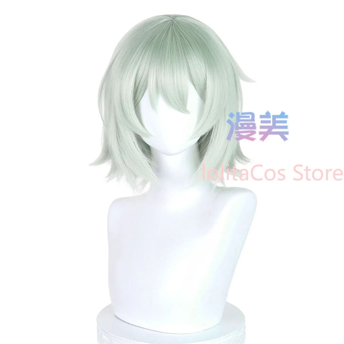 Yani Neko Sato Yani‑ko Cosplay Wig Special Slate Gray Hair Comic Con Prop Role Play Accessory Women Halloween Birthday Gift - view 6