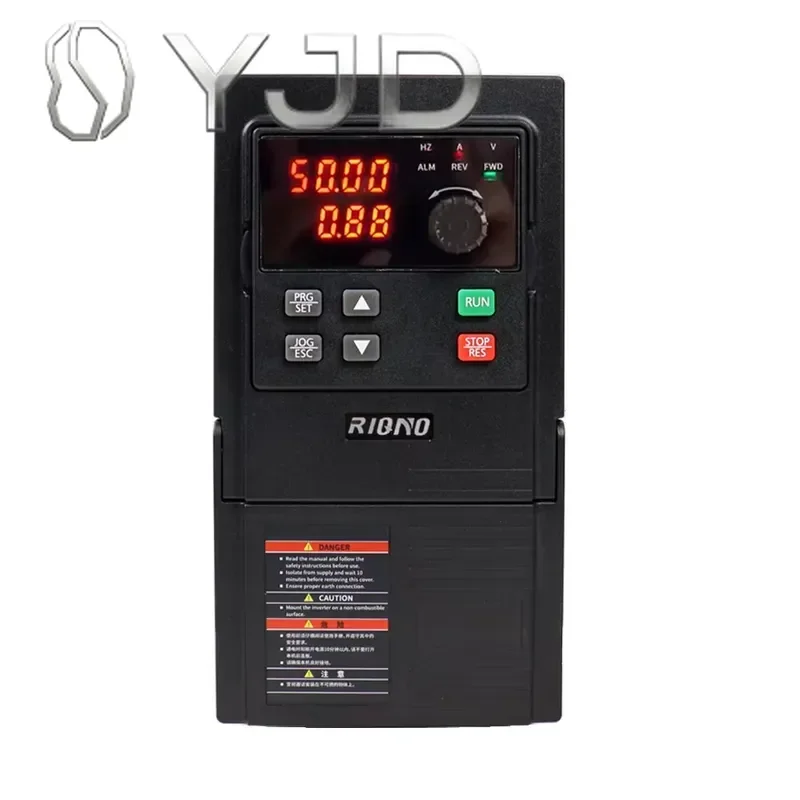 YJD RIQNO B320-1R5G-T4 1.5KW Three Phase 380V VFD Drive with IP20 and Vector Control for Industrial Shoe Washing Machine