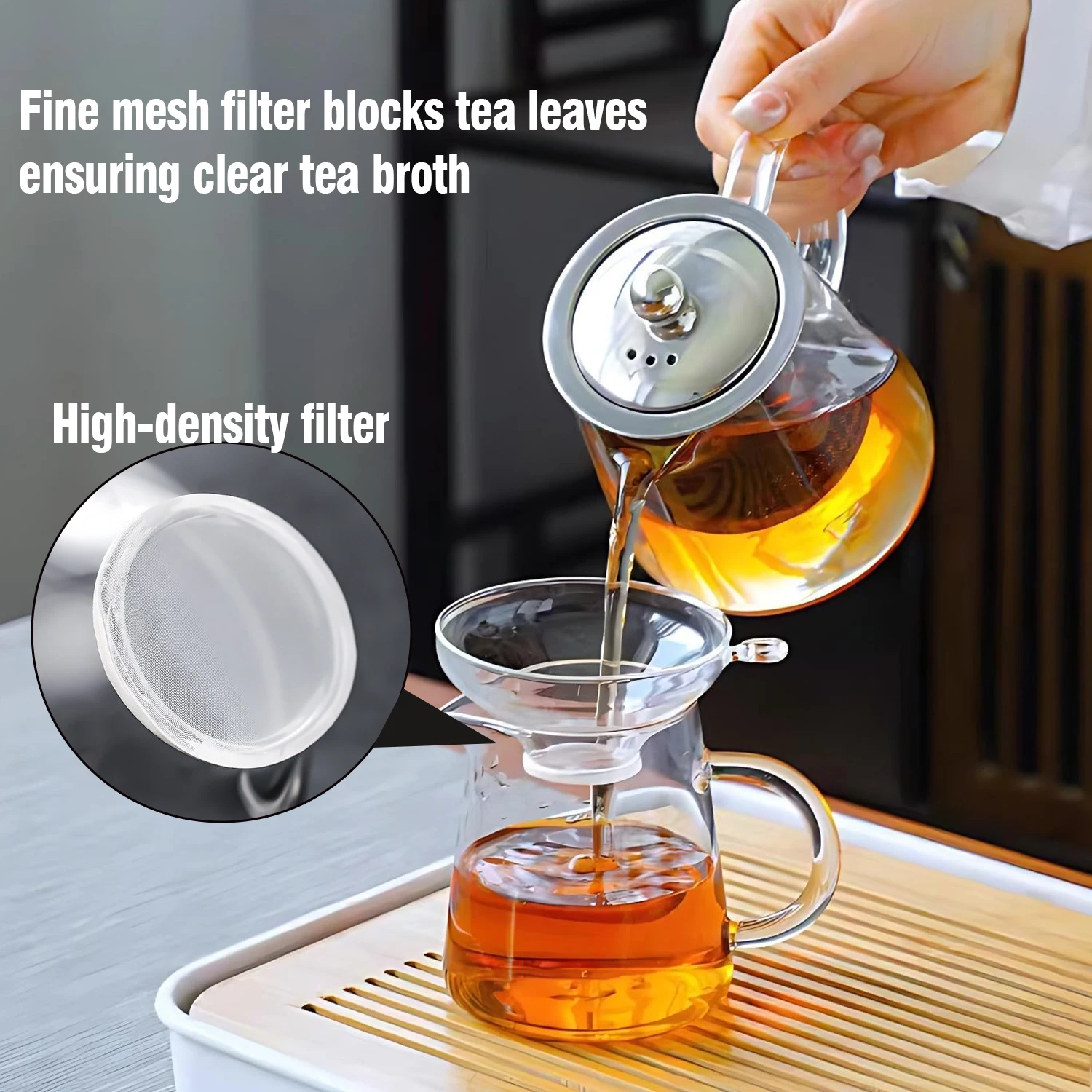 OANKR Glass Tea Strainer for L - Loose Leaf Tea Infuser review and price