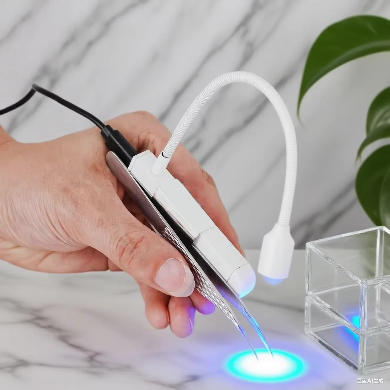 USB الأشعة فوق البنفسجية علاج الغروية مصباح مفتاح سفلي مانيكير مجفف الأظافر علاج مصباح الرموش والحواجب تطعيم الغراء علاج مصباح