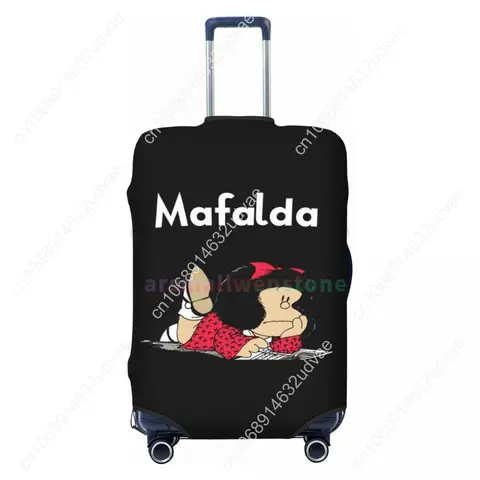 Mafalda 수하물 커버 가방 보호대 두꺼운 탄력성 먼지 덮여 방지 스크래치 보호 케이스 18-32 인치