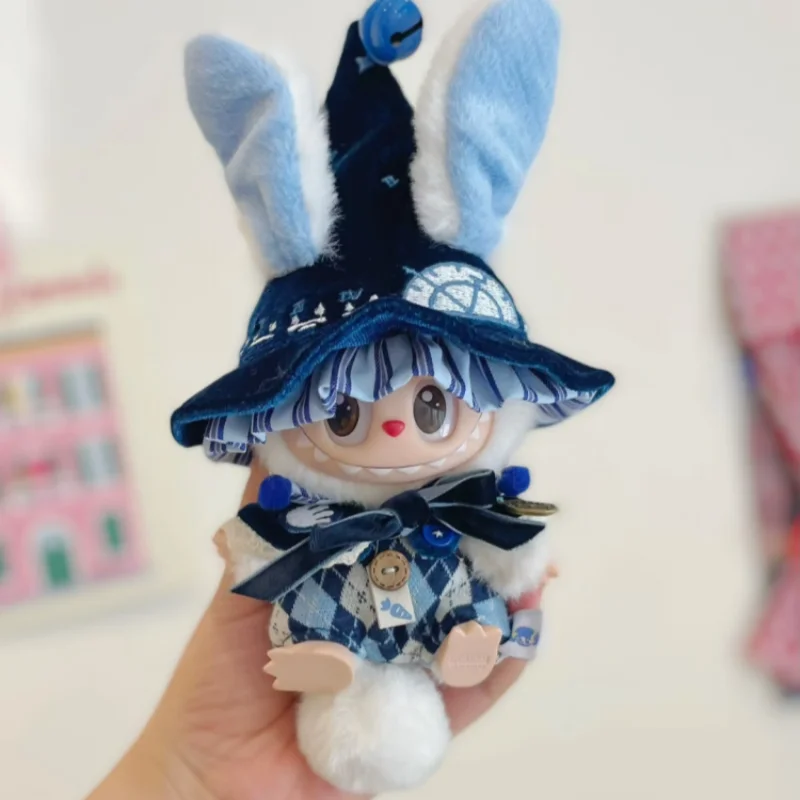 

For/Cloth 17cm Labubu' Clothes Only Cloth Witch With Tail Handmade Custom Clothes 10cm Cute Clothes 10cm Cotton Doll Fashion Set