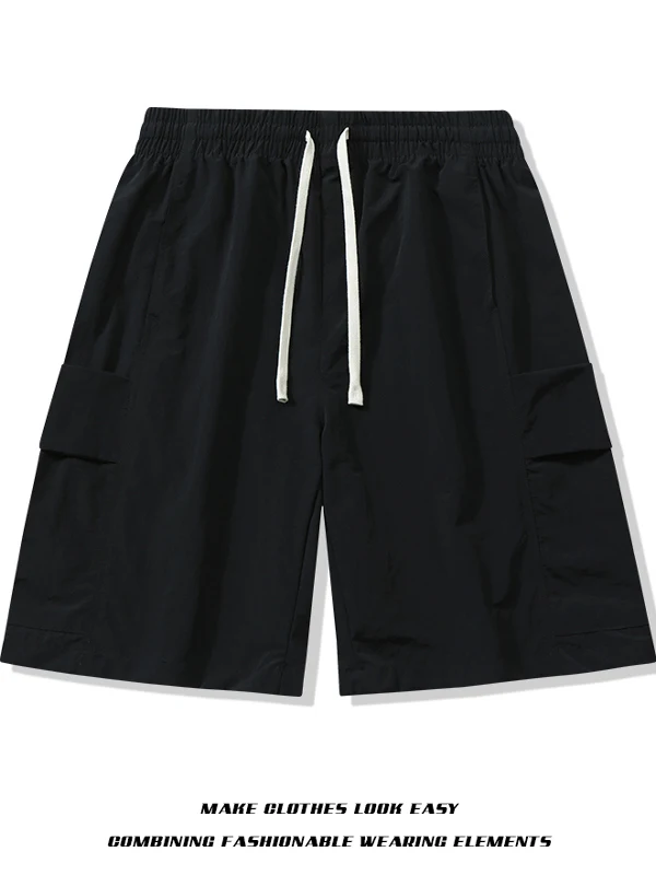 

Новые мужские повседневные брюки-карго 2025 года в американском стиле, свободного прямого кроя, модные, с большими карманами