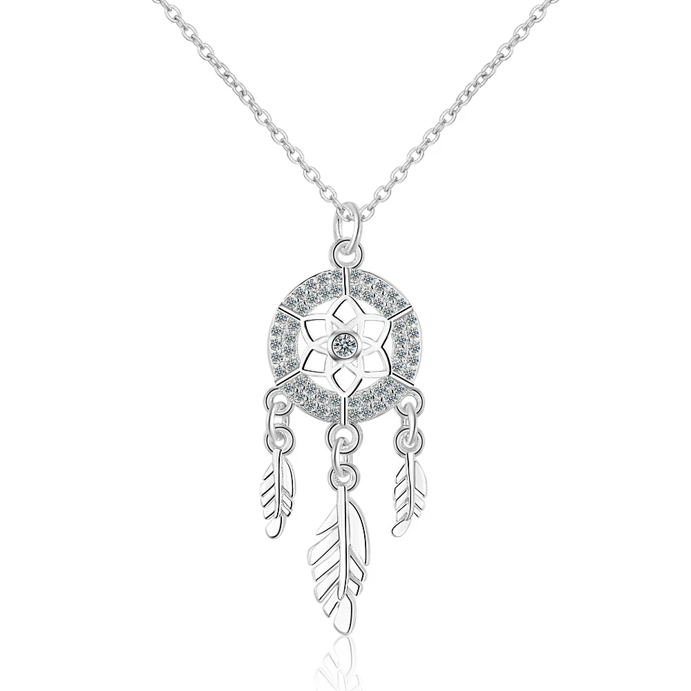 Dreamcatcher Necklace Women's Simple Temperament Short Collar Neck Chain Cool Wind Pendant