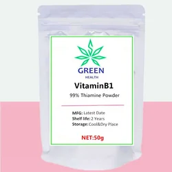 50-1000g Best 99% VitaminB1 VB1 Thiamine HCL,Free Shipping