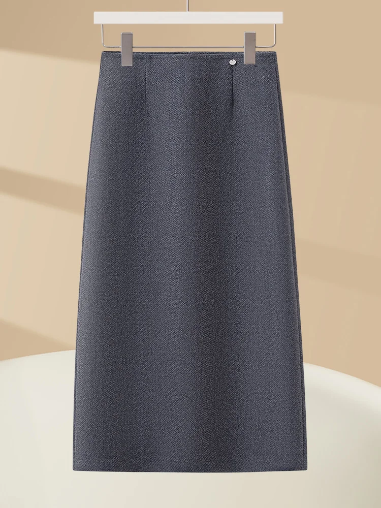 Saia Midi A-Line de Cintura Al - A-Line Skirt Midi avaliação e preço