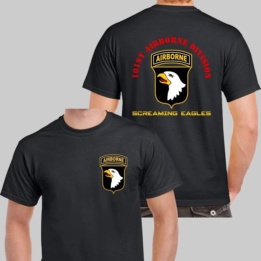 101st Airborne Div Screaming Eagles Retro Military History Style T-shirt