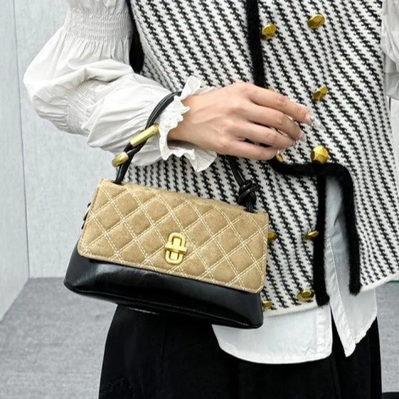 

Высококачественная роскошная брендовая женская сумка-мессенджер, кожаная элегантная известная дизайнерская модная повседневная сумка с изысканной строчкой ​