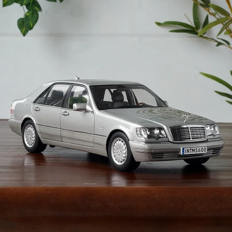 

1:18 Original Scale Model by Mission Model,S600 V12 W140 1990,Diecast Model for Collection and Display