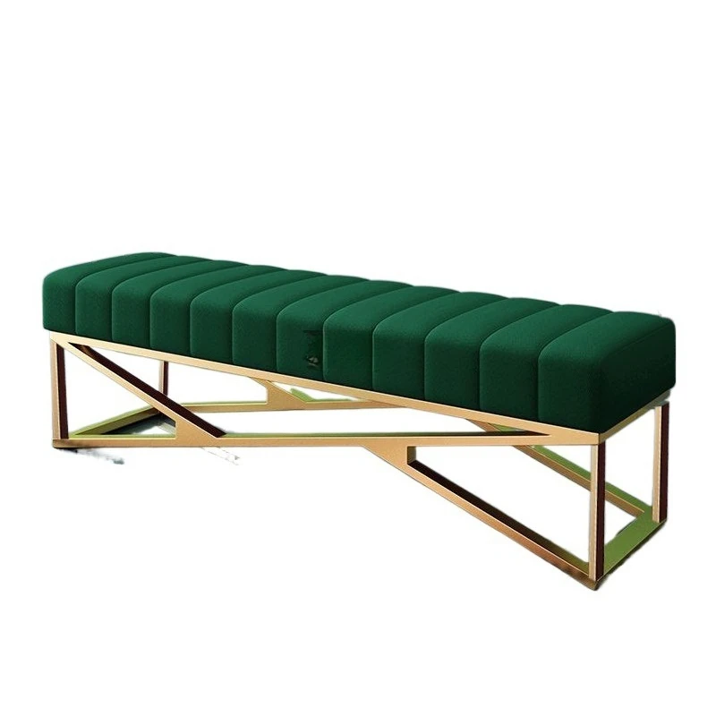 

Internet celebrity light luxury shoe stool bedroom fitting room cloakroom shoe stool bench bedside stool