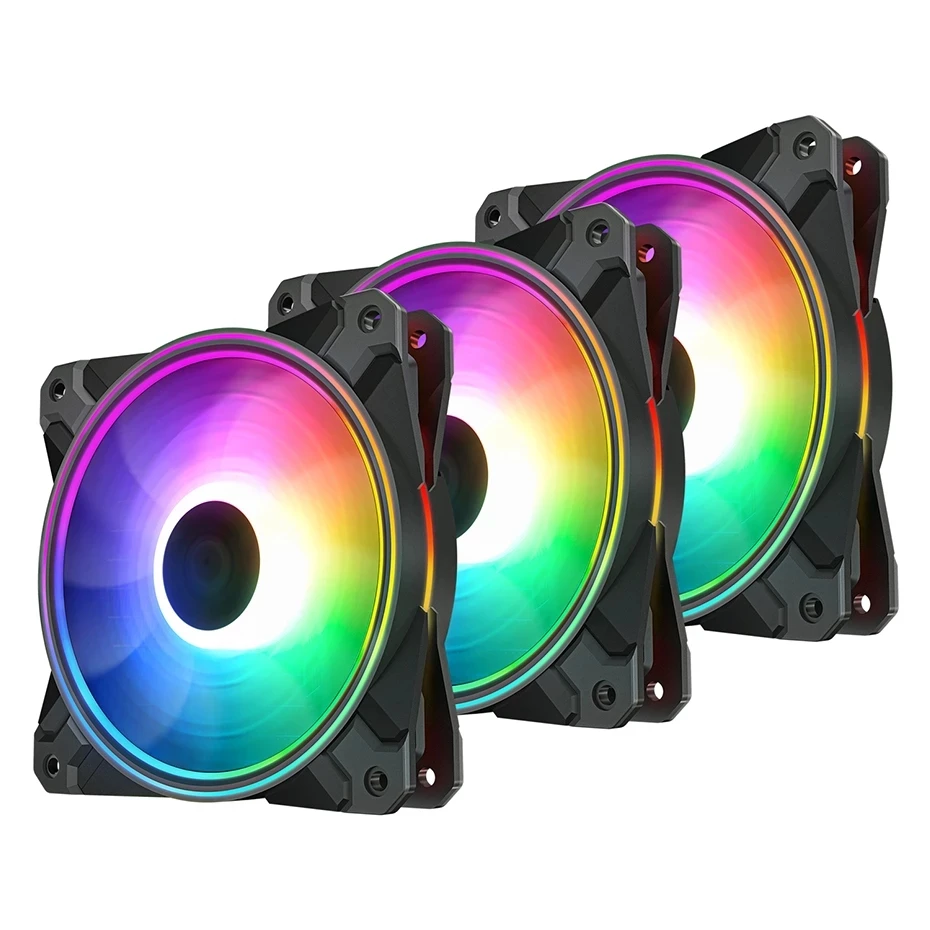 DEEPCOOL CF120Plus 3-in-1 ARGB symfonia wentylator podwozia płyta główna synchronizacji dla AURA synchronizacji z kontrolerem