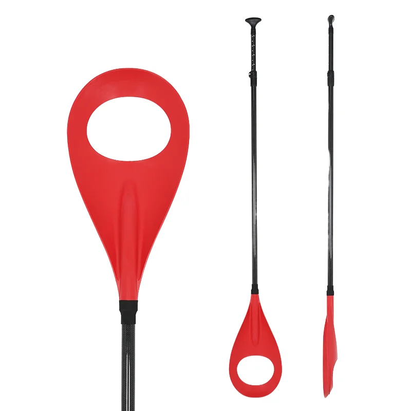 

Unisex Lightweight Inflatable Stand-Up Paddle Board Aluminum Paddle Shaft Red Surfboard for Water Surfing Includes Fin