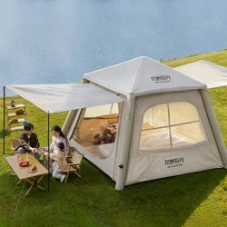 New Inflatable Tent Outdoor Camping Gear Foldable Portable Tent Overnight Thickened Fabric Waterproof Air Tent