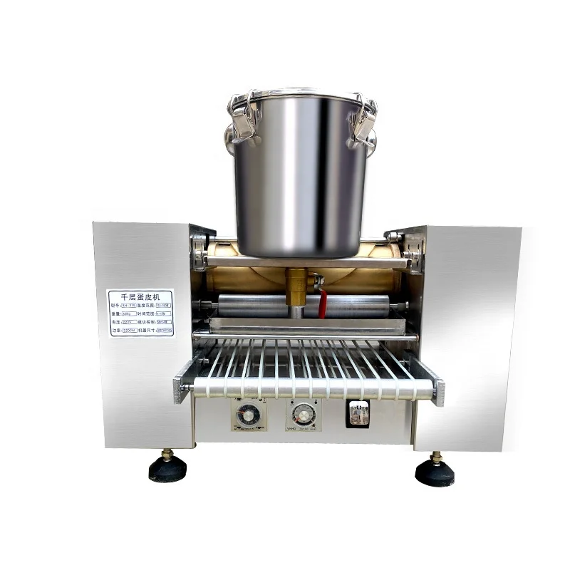 Commercial Automatic Mille Crepe Cake Machine Thousand Layer Cake  Machine Crepe Making Machine