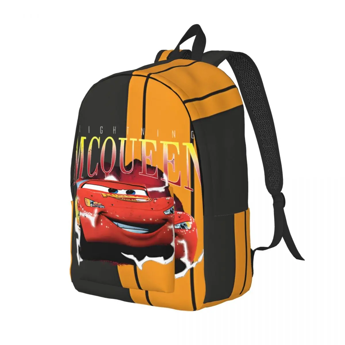 Super Quality Smile Shiny Red Handbag Office Work School Zipper Closure lightning mcqueen For Women Kid Storage Bag Gift