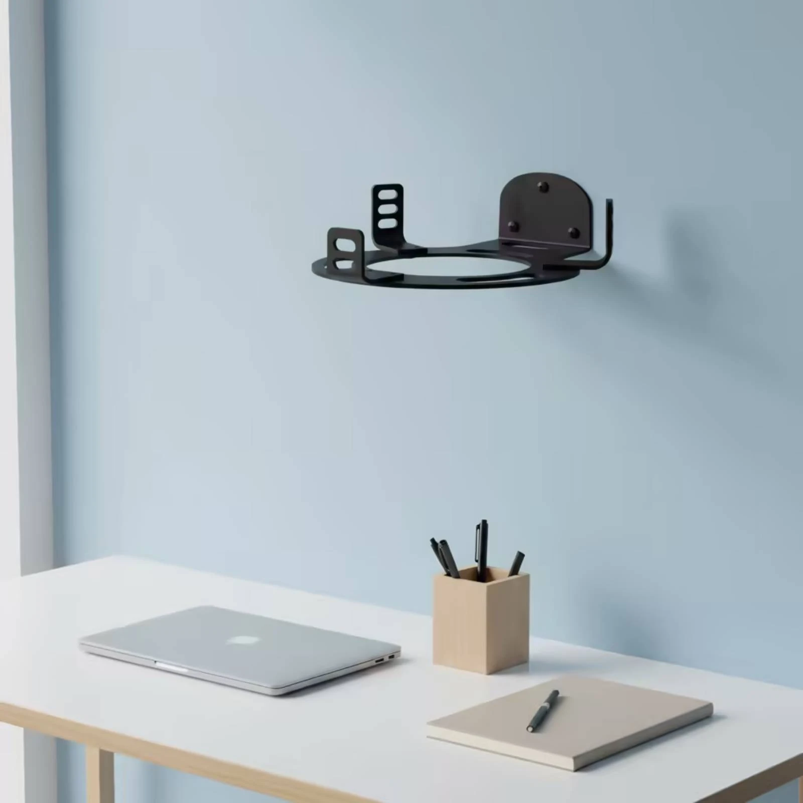 Speaker Wall Mount Secure Speaker Wall Bracket Heavy-Duty Slim for Audiophiles, Home Theater, Living Room