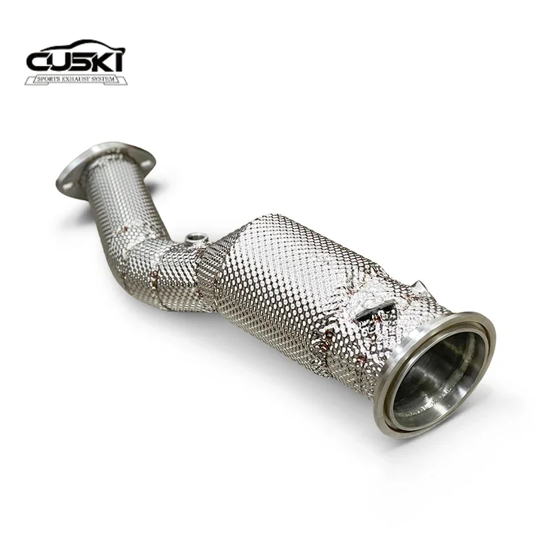 High Flow Automotive Exhaust Modification Parts--Exhaust Downpipe For Lexus RC200T RC300 2015-2019 2.0T car exhaust duct