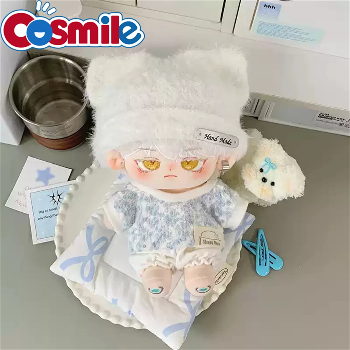 20cm Doll Clothes Fashion Sweet Cool Costume Suit Stuffed No Attribute Plushies Plush Doll Accessories Anime Toy For Kids Gifts