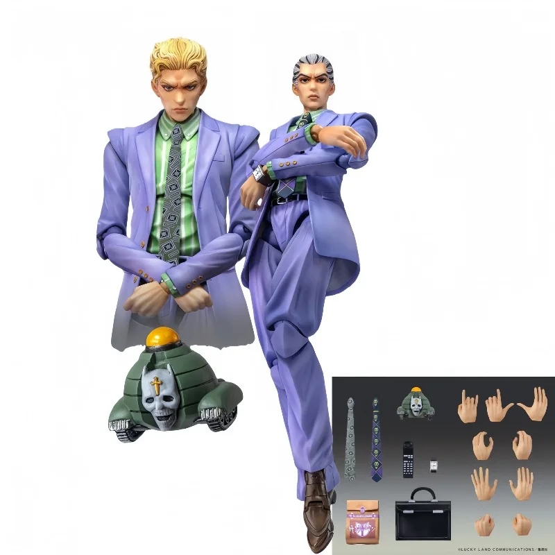 

. [В наличии] 20,5 см Medicos Entertainment Super Action Statue BIG Jojo No Kimyou Na Bouken Kira Yoshikage Модель игрушки
