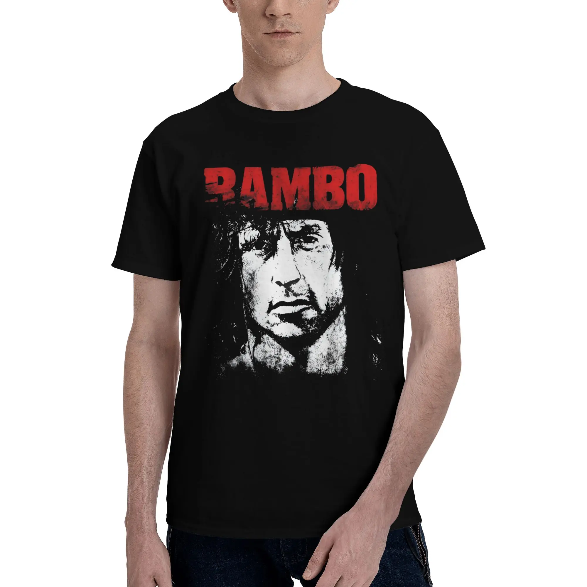 Men Women New Arrival John Rambos T Shirt Tee 100% Cotton  T-shirts Clothes