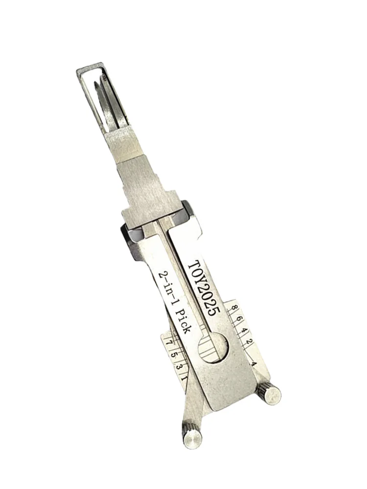 Original Lishi TOY2025 2 in 1 Lock Pick Decoder Ignition Car Door Open for New Corolla/Camry/Reiz/Vios Vertical Milling view 6