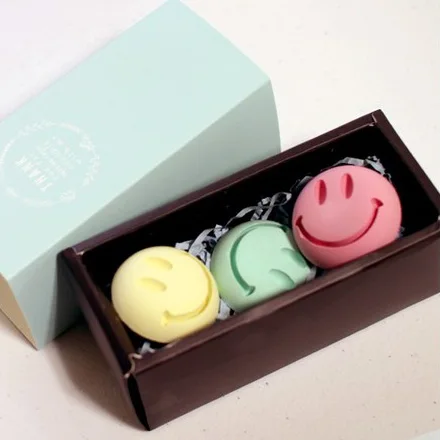 Smile Face Baking Mould Handmade Pudding Jelly Dessert Mousse Silicone Mold Resin Plaster Clay Molds